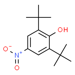 ChemSpider 2D Image | 2,6-ditert-butyl-4-nitrophenol | C14H21NO3