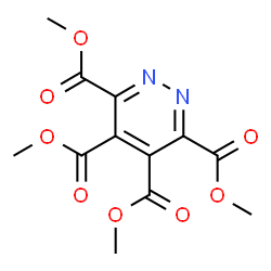 ChemSpider 2D Image | Tetramethyl 3,4,5,6-pyridazinetetracarboxylate | C12H12N2O8