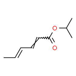 ChemSpider 2D Image | Isopropyl (2E,4E)-2,4-hexadienoate | C9H14O2