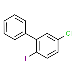 ChemSpider 2D Image | 5-Chloro-2-iodobiphenyl | C12H8ClI