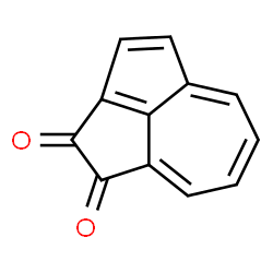ChemSpider 2D Image | Cyclopenta[cd]azulene-1,2-dione | C12H6O2