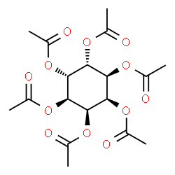 ChemSpider 2D Image | (1R,2R,3S,4R,5S,6S)-1,2,3,4,5,6-Cyclohexanehexayl hexaacetate | C18H24O12