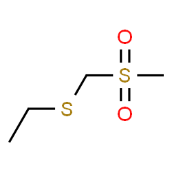 ChemSpider 2D Image | {[(Methylsulfonyl)methyl]sulfanyl}ethane | C4H10O2S2