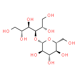 ChemSpider 2D Image | 3-O-beta-D-Glucopyranosyl-D-glucitol | C12H24O11