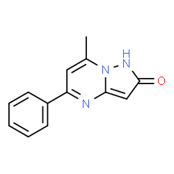 ChemSpider 2D Image | 7-methyl-5-phenylpyrazolo[1,5-a]pyrimidin-2-ol | C13H11N3O