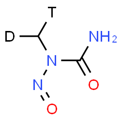 ChemSpider 2D Image | 1-(~2~H_1_,~3~H_1_)Methyl-1-nitrosourea | C2H3DTN3O2