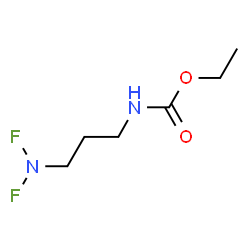 ChemSpider 2D Image | Ethyl [3-(difluoroamino)propyl]carbamate | C6H12F2N2O2