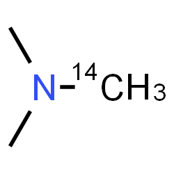ChemSpider 2D Image | N,N-Dimethyl(~14~C)methanamine | C214CH9N