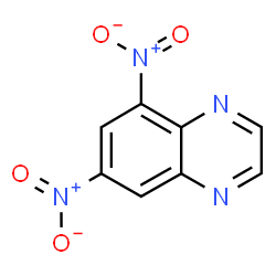 ChemSpider 2D Image | 5,7-Dinitroquinoxaline | C8H4N4O4
