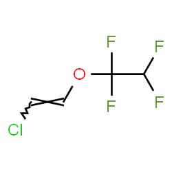 ChemSpider 2D Image | (E)-1-Chloro-2-(1,1,2,2-tetrafluoroethoxy)ethene | C4H3ClF4O
