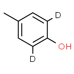 ChemSpider 2D Image | 4-Methyl(2,6-~2~H_2_)phenol | C7H6D2O