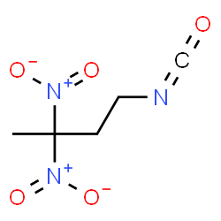ChemSpider 2D Image | 1-Isocyanato-3,3-dinitrobutane | C5H7N3O5