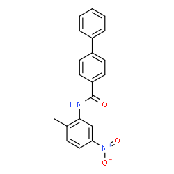 ChemSpider 2D Image | N-(2-Methyl-5-nitrophenyl)-4-biphenylcarboxamide | C20H16N2O3