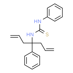 ChemSpider 2D Image | 1-Phenyl-3-(4-phenyl-1,6-heptadien-4-yl)thiourea | C20H22N2S
