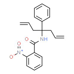 ChemSpider 2D Image | 2-Nitro-N-(4-phenyl-1,6-heptadien-4-yl)benzamide | C20H20N2O3