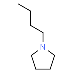 ChemSpider 2D Image | 1-Butylpyrrolidine | C8H17N