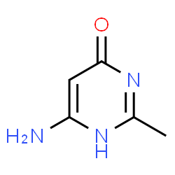 ChemSpider 2D Image | 6-amino-2-methylpyrimidin-4-ol | C5H7N3O