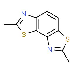 ChemSpider 2D Image | 2,7-Dimethyl[1,3]thiazolo[5,4-e][1,3]benzothiazole | C10H8N2S2