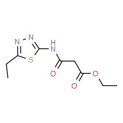 ChemSpider 2D Image | Ethyl 3-[(5-ethyl-1,3,4-thiadiazol-2-yl)amino]-3-oxopropanoate | C9H13N3O3S