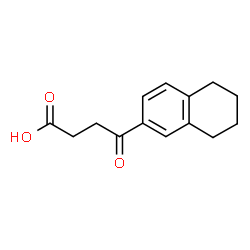 ChemSpider 2D Image | 5,6,7,8-Tetrahydro-Î³-oxo-2-naphthalenebutanoic acid | C14H16O3