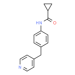 ChemSpider 2D Image | N-[4-(4-Pyridinylmethyl)phenyl]cyclopropanecarboxamide | C16H16N2O
