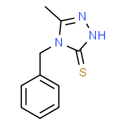 ChemSpider 2D Image | 4-Benzyl-5-methyl-4H-[1,2,4]triazole-3-thiol | C10H11N3S