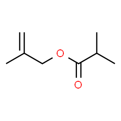 ChemSpider 2D Image | Isobutyric acid, 2-methylallyl ester | C8H14O2