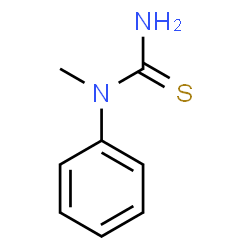 ChemSpider 2D Image | 1-Methyl-1-phenylthiourea | C8H10N2S