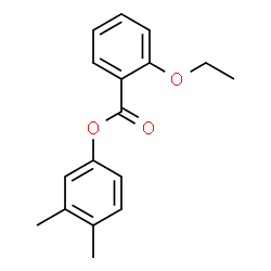 ChemSpider 2D Image | 3,4-Dimethylphenyl 2-ethoxybenzoate | C17H18O3