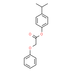 ChemSpider 2D Image | 4-Isopropylphenyl phenoxyacetate | C17H18O3