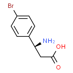 ChemSpider 2D Image | (R)-3-(p-bromophenyl)-β-alanine | C9H10BrNO2
