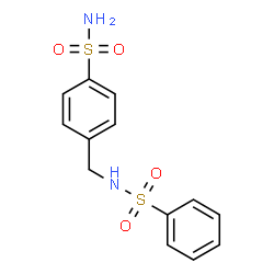 ChemSpider 2D Image | 4-{[(Phenylsulfonyl)amino]methyl}benzenesulfonamide | C13H14N2O4S2