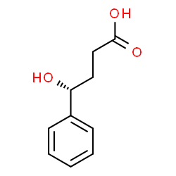 ChemSpider 2D Image | (4R)-4-Hydroxy-4-phenylbutanoic acid | C10H12O3