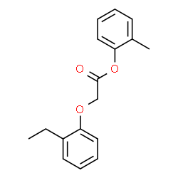 ChemSpider 2D Image | 2-Methylphenyl (2-ethylphenoxy)acetate | C17H18O3