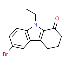ChemSpider 2D Image | 6-Bromo-9-ethyl-2,3,4,9-tetrahydro-carbazol-1-one | C14H14BrNO