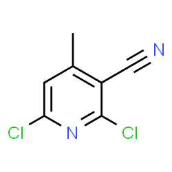 ChemSpider 2D Image | 2,6-Dichloro-4-methylnicotinonitrile | C7H4Cl2N2