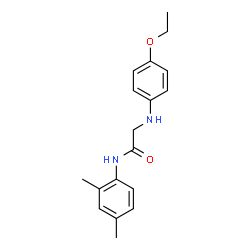 ChemSpider 2D Image | N-(2,4-Dimethylphenyl)-N~2~-(4-ethoxyphenyl)glycinamide | C18H22N2O2