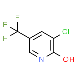 ChemSpider 2D Image | 3-Chloro-5-(trifluoromethyl)pyridin-2-ol | C6H3ClF3NO