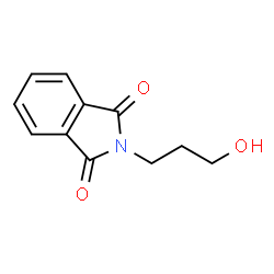 ChemSpider 2D Image | N-(3-HYDROXYPROPYL)PHTHALIMIDE | C11H11NO3