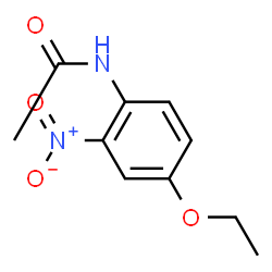 ChemSpider 2D Image | 3-Nitro-4-acetamidophenetole | C10H12N2O4