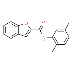 ChemSpider 2D Image | N-(2,5-dimethylphenyl)-2-benzofurancarboxamide | C17H15NO2