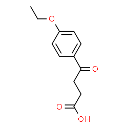 ChemSpider 2D Image | 4-(4-Ethoxyphenyl)-4-oxobutanoic acid | C12H14O4