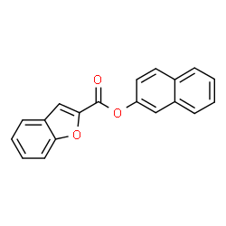 ChemSpider 2D Image | 2-Naphthyl 1-benzofuran-2-carboxylate | C19H12O3