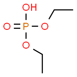 ChemSpider 2D Image | Diethyl phosphate | C4H11O4P