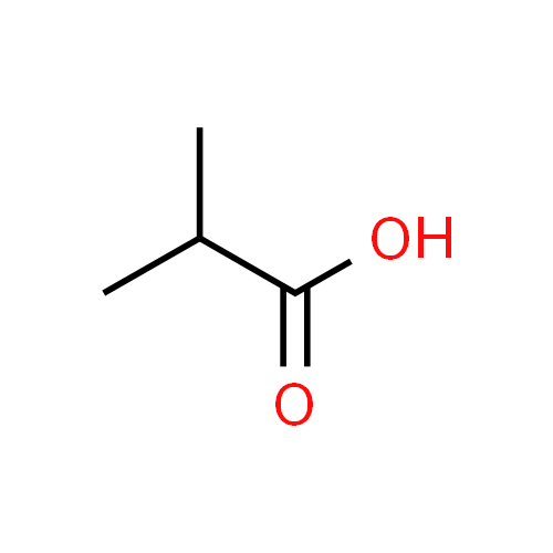 ChemSpider 2D Image | Isobutyric acid | C4H8O2