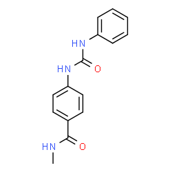 ChemSpider 2D Image | N-Methyl-4-[(phenylcarbamoyl)amino]benzamide | C15H15N3O2