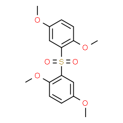 ChemSpider 2D Image | 1,1'-Sulfonylbis(2,5-dimethoxybenzene) | C16H18O6S