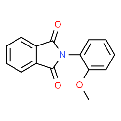 ChemSpider 2D Image | 2-(2-methoxyphenyl)isoindole-1,3-dione | C15H11NO3