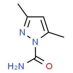 ChemSpider 2D Image | 1-Carboxamido-3,5-dimethylpyrazole | C6H9N3O
