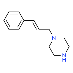 ChemSpider 2D Image | trans-1-Cinnamylpiperazine | C13H18N2